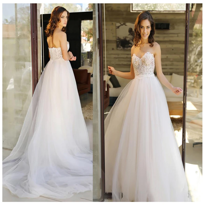 Best Price LORIE Strapless Trouwjurk Ruglooze White Beach Bruidsjurken Applicaties Lace Sweetheart Prinses Bruid Jurk Gratis Verzending Best Price LORIE Strapless Trouwjurk Ruglooze White Beach Bruidsjurken Applicaties Lace Sweetheart Prinses Bruid Jurk Gratis Verzending