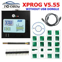 Xprog V5.55 X-prog M Box 5,55 Xprog-M V5.55 ECU программист лучше, чем Xprog M V5.50 новые коробки без USB ключа