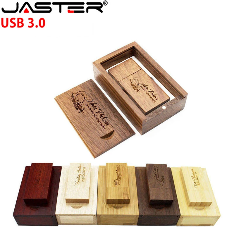 Флэшка в виде прищепки 3,0 деревянный usb + деревянная коробка usb флеш-накопитель 4 ГБ 8 ГБ 16 ГБ 32 ГБ 64 ГБ свадебная фотография подарок (10 шт