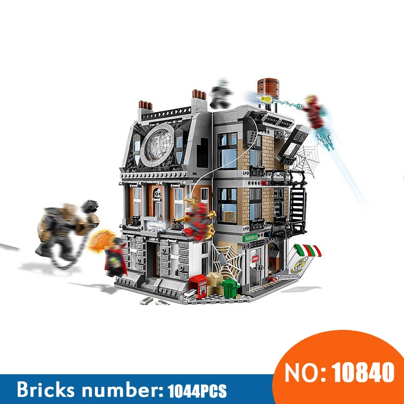 

10840 Avengers Super Hero Series The Sanctum Sanctorum Showdown Set Model Building Blocks Bricks Legoing 76108 for Kids Children