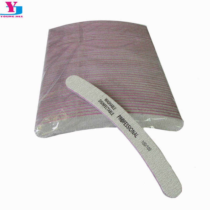 

50Pcs Double Sided Nail Art File 100/100 Buffer Buffering Files Sanding Block Durable Manicure Tool Lime a Ongle Necok Wholesale
