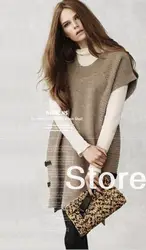 Sping женщин новый свитер платья пуловеры трикотаж Большой размер широкий свитера, M-4xl