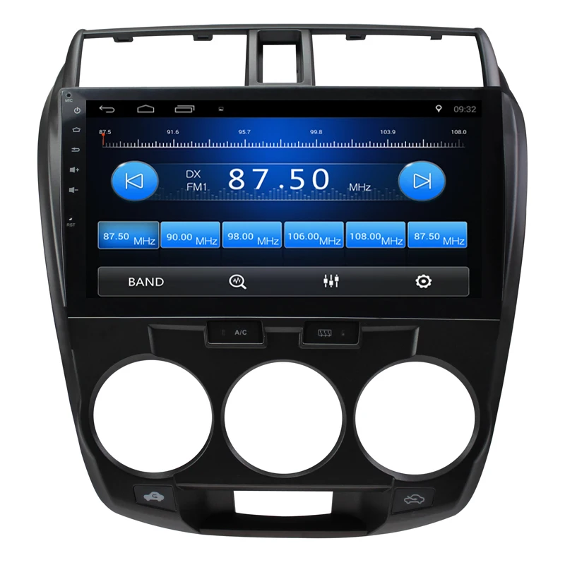 Perfect 10.2 inch Quad Core Android 8.1 1G RAM 16G ROM Car Radio for Honda City 2008-2012 with GPS Navigation steering wheel Free map 3 Perfect 10.2 inch Quad Core Android 8.1 1G RAM 16G ROM Car Radio for Honda City 2008-2012 with GPS Navigation steering wheel Free map 3