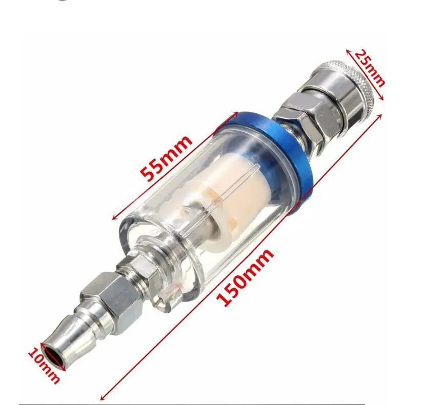 Mini filtro separador de agua y para compresor de aire, herramienta de pulverización, 1/4 pulgadas, - AliExpress Mejoras para el hogar