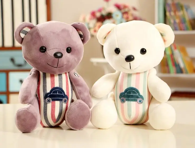 Lovely 28cm joint bear plush toy movable joints the bear doll 1pcin