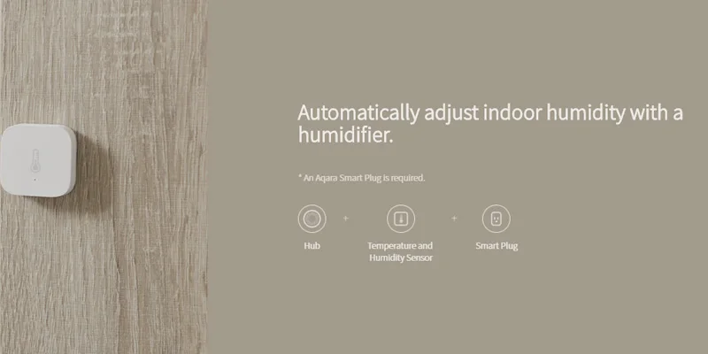 Умный датчик температуры и влажности воздуха Xiaomi Aqara с помощью приложения Mihome Zigbee