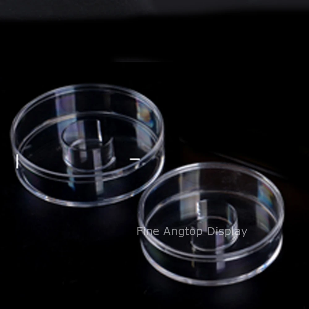 

Clear Plastic Bracelet Bangle Stand box for Jewelry Display case pack of 5pcs