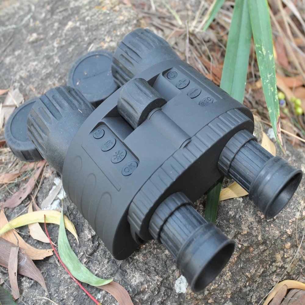 4x50 Digital Night Vision Binocular with 850nm Infrared Illuminator 300m Range Takes 5mp Photo & 720p Video with 1.5inch TFT LCD