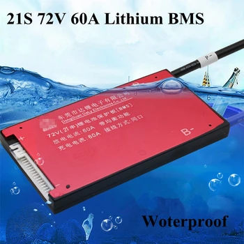 

BMS 21S 35A 45A 60A BMS 72V Lithium Battery Pack 77v 78v for Electric Bicycle and Scooter Motor Backup Solar Energy Li-Po LiNCM