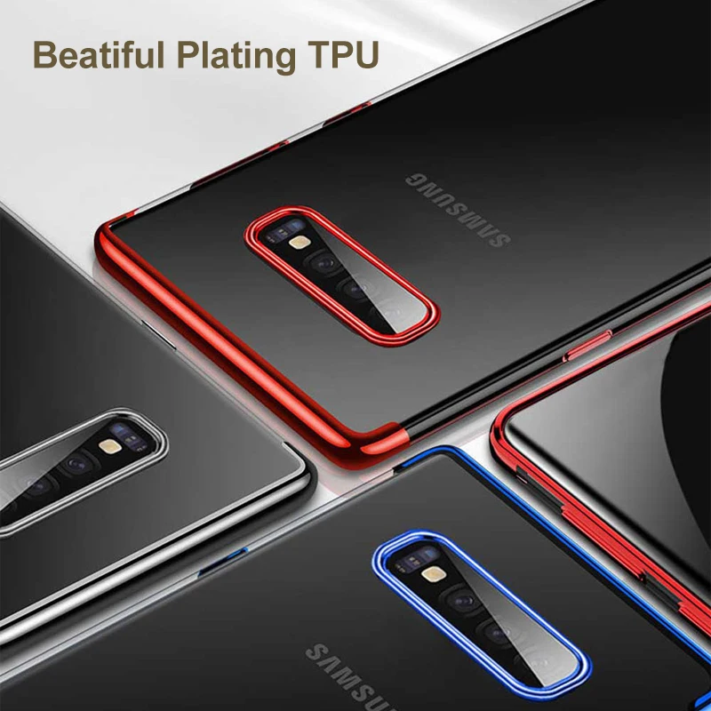 Чехол для телефона KEYSION Samsung Galaxy S10 Plus S10e S9 прозрачный силиконовый чехол бампер из