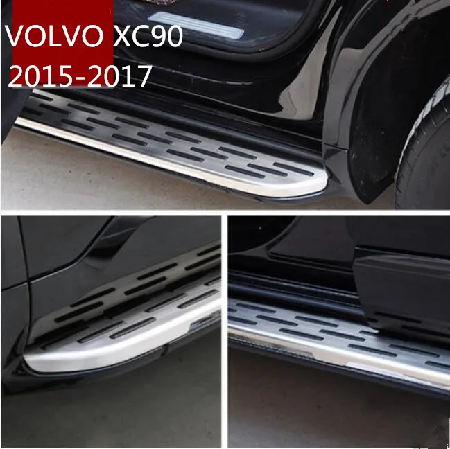 

JINGHANG Car Running Boards Auto Side Step Bar Pedals Brand New Nerf Bars Fits For VOLVO XC90 2015 2016 2017