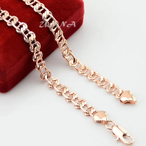 Цепочка из розового золота 8 мм|necklace jewelry|fashion jewelryjewelry fashion |