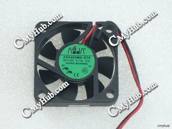 Genuine For ADDA AD0405MX-G70(TJ) DC5V 0.11A 2pin 2wire 4010 40X40X10MM Cooling Fan | Компьютеры и офис