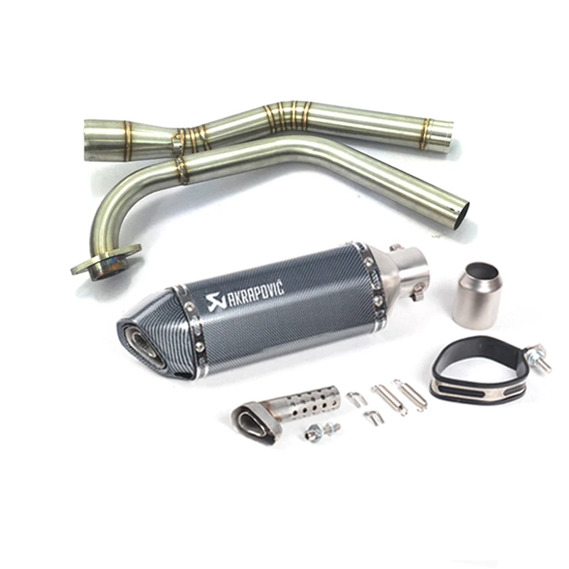 

Motorcycle Exhaust middle pipe full system for YAMAHA R15 2008-2017 with akrapovic exhaust motorcycle with db killer