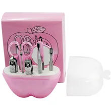 9 шт./компл. профессиональные кутикулы ногтей машинки Педикюр Маникюр Очиститель Ногтей Резак Комплект уха Палочки case-средством дома существенно подарок