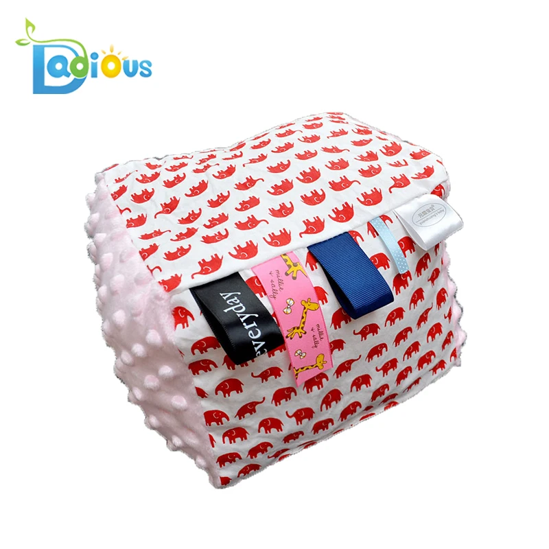 ABDL Baby Toys Plush Bright Colors Baby Soft Adult Baby Playing Taggies Stuffed Block Taggies