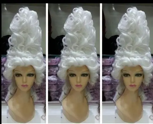 

cosplay Marie Antoinette Renaissance Costume Wig rococo QUEEN Versailles White