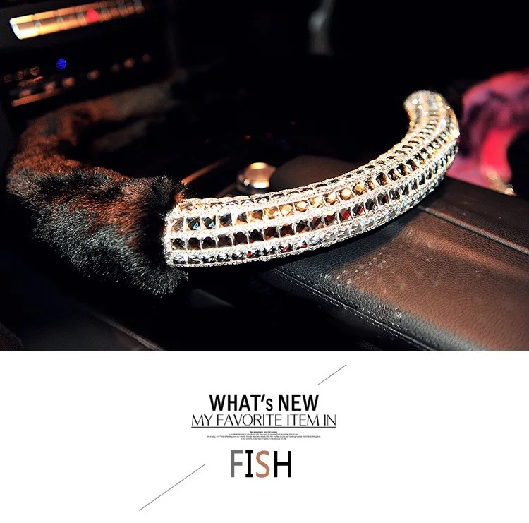 Personalized-Rhinestone-Wool-Car-Steering-Wheel-Covers-Fit-38CM-Plush-Diamond-Women-Car-Accessories-17