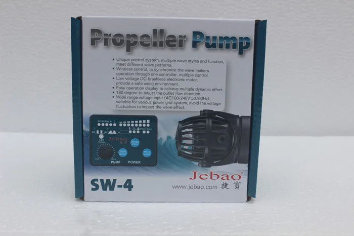 JEBAO wave maker Jebao WP-10 WP-25 WP-40 WP-60 волна, тем самым позволяя зернам раскрыться контроллер Powerhead насос для морских аквариумных wp10 WP25 WP40 - Цвет: SW-4