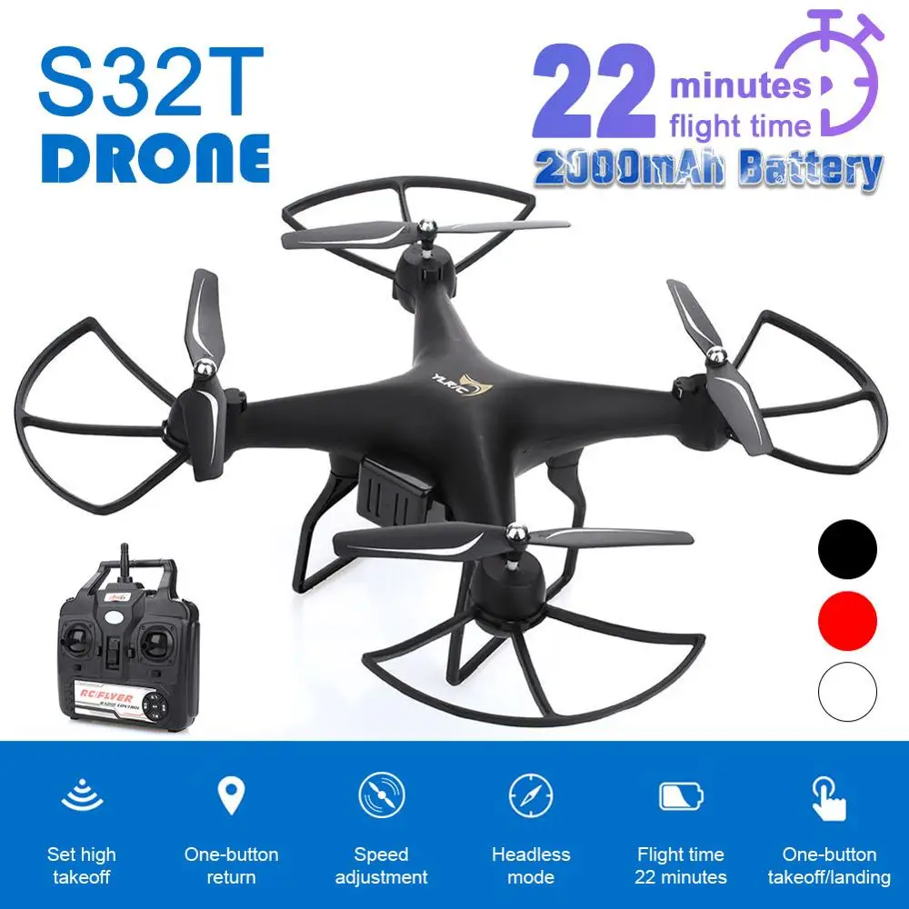 

Drone 4K S32T Rotating Camera Quadcopter HD Aerial Photography Air Pressure Hover a key landing flight 22 minutes Camera Drone