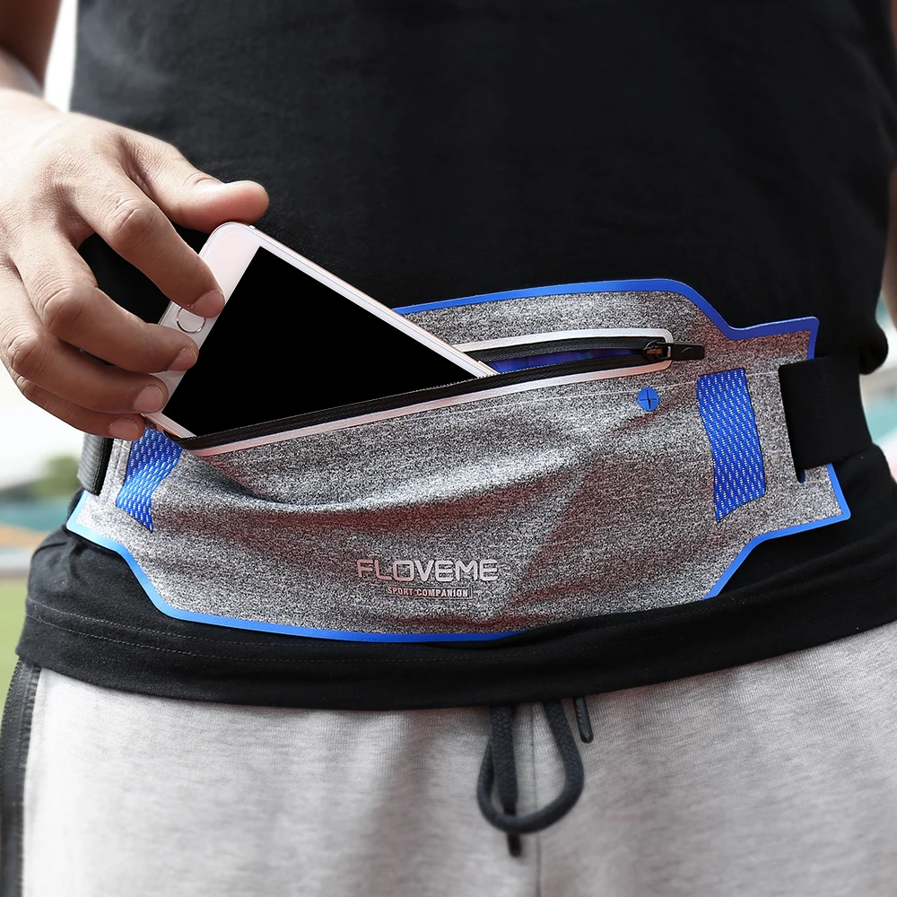 FLOVEME Universal Gym Waist Bag For iPhone 7 7 Plus 6 6s Plus Running Sport Phone Cases Pouch for iPhone 7 7 Plus 6 6s Plus Bag