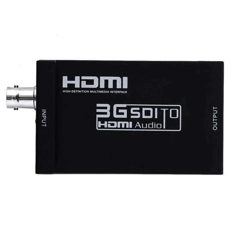 Kaycube мини-extender BNC 3G SDI конвертер HDMI SD-SDI hd-sdi в HDMI адаптер с Адаптеры питания США ЕС Plug черный Мини Размеры