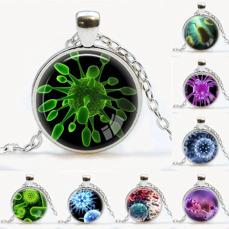 Buy Virus Pendant Virology jewelry Virus necklace