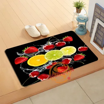 

Custom Fruits Doormat Bath Mats Foot Pad Home Decor Bathroom Mats Door Mat Floor Mat A320#83