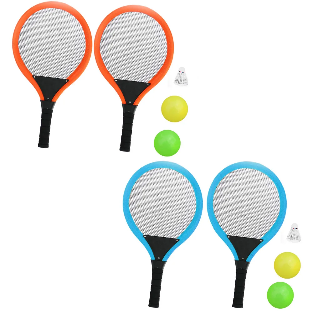 2 Pcs Badminton Tennis Racket and Balls Shuttlecock Mini Kids Outdoor Sports Toy 2 Pcs Badminton Tennis Racket and Balls Shuttlecock Mini Kids Outdoor Sports Toy