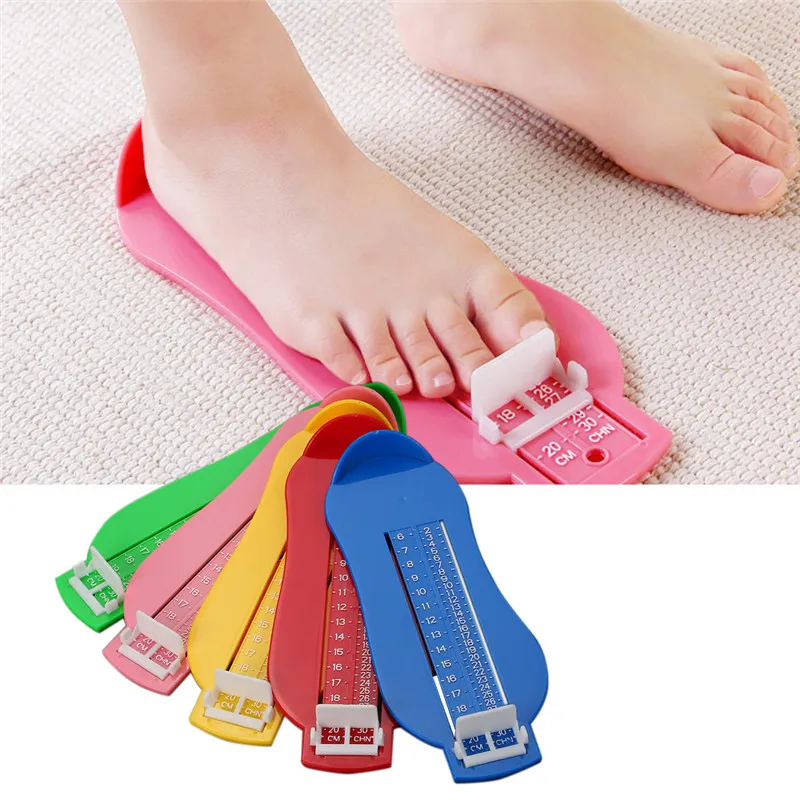 Kid's Foot Length Width Measure Gauge Toddler Handy Baby Shoe Size