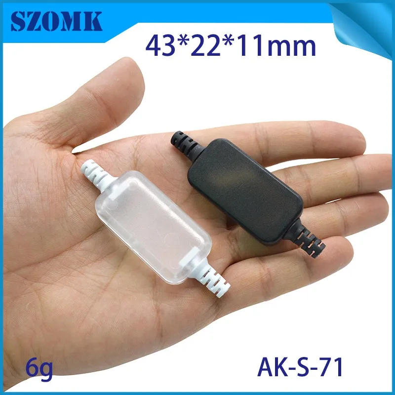 small usb plastic enclosure usb stick shell box junction box plastic housing pcb plastic box for electronics project USB distribution enclosure (12)