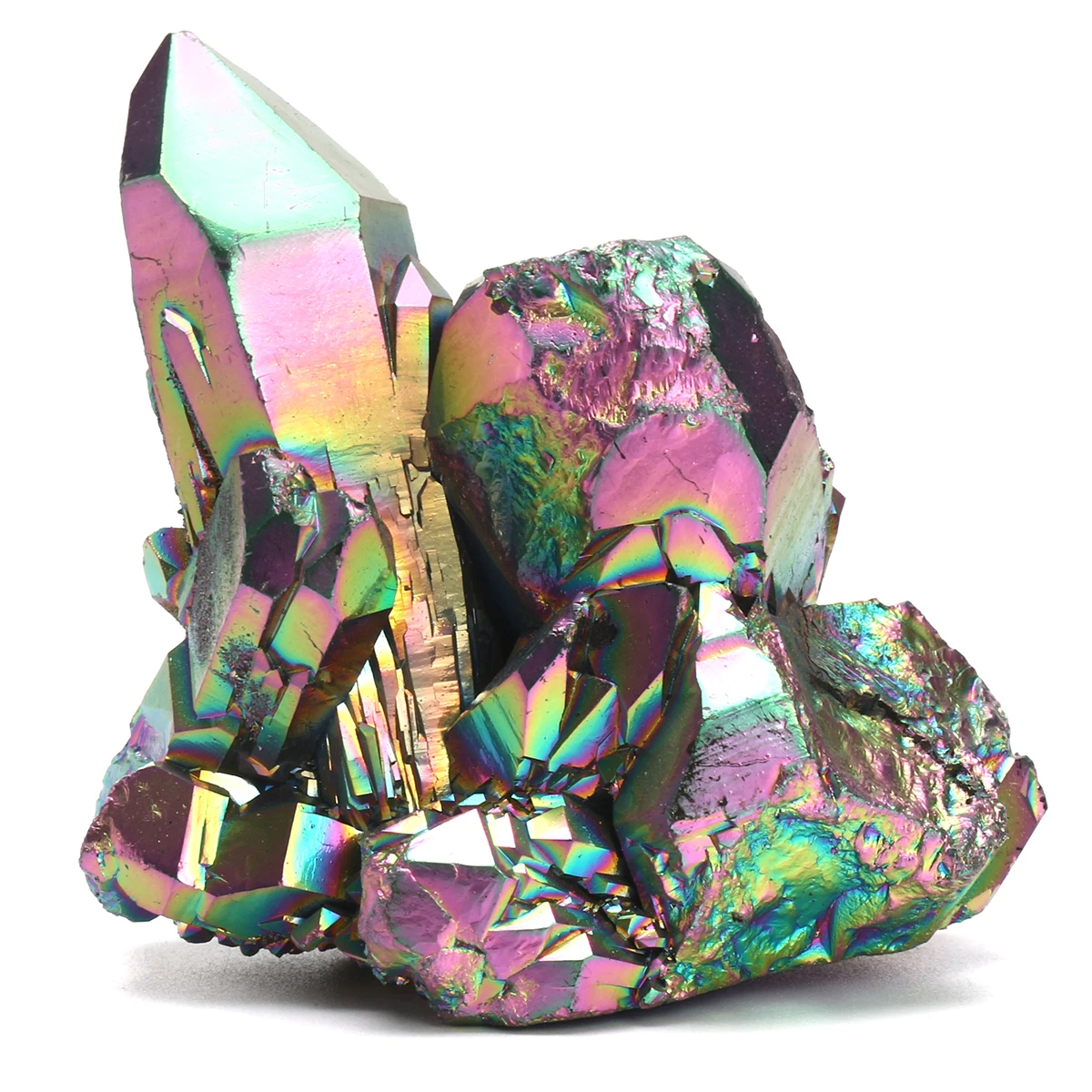 

Natural Unique Quartz Crystal Stone Colorful Irregular Rainbow Stone Gemstone Mineral Rocks Home Decor Crafts Treatment Stones