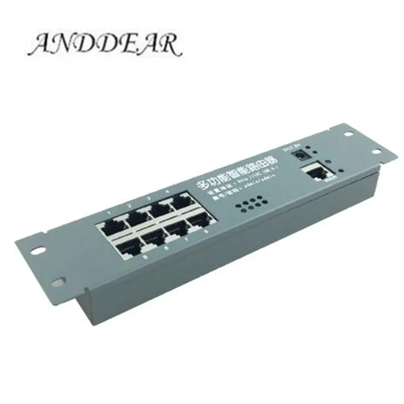 Мини-маршрутизатор модуль умный металлический корпус с кабелем распределительная коробка 8 портов маршрутизатор OEM модули с кабелем
