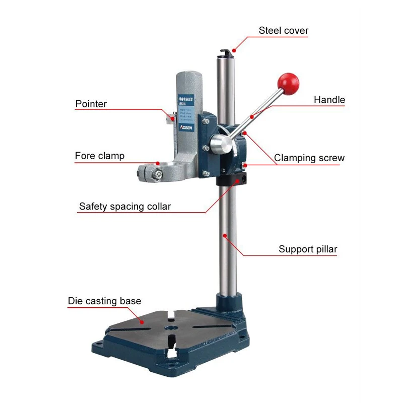 AOBEN 1PC Electric Drill Stand Precision Power Rotary Tools Bench Drill Accessories Multifunction Fixed Bracket Base Power Tools AOBEN 1PC Electric Drill Stand Precision Power Rotary Tools Bench Drill Accessories Multifunction Fixed Bracket Base Power Tools