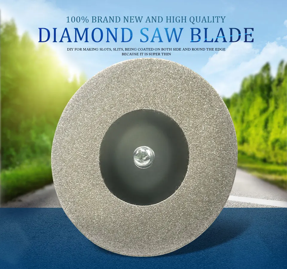 10 шт. лезвия + 2 шт. Род 20 мм Алмазный абразивный диск Dremel Шлифовальные Лезвие диск для резки стекла для резки камня лезвие