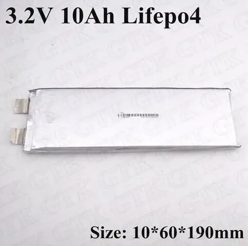 10 шт lifepo4 аккумулятор 10ah 3,2 v 10000mah lifepo4 10Ah 30A 50a Разрядка Для diy аккумуляторной батареи электроинструменты для электровелосипеда