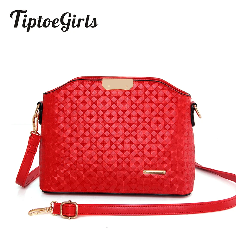 

Small Plaid Shell Bag Female New Fashion High Quality Simple Temperament Shoulder Bag Casual Wild Messenger Bag