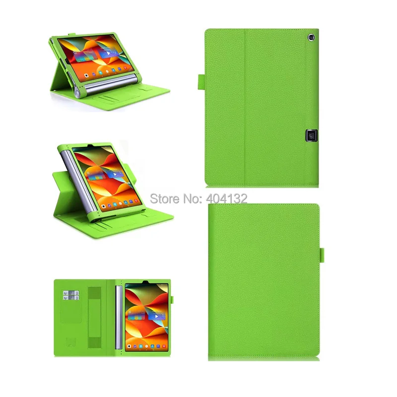 With Handstraps/Name Cards/Pen Holders Luxury Cover Case Stand For Lenovo Yoga Tablet 3 Pro 10 X90F -20PCS Free Shipping