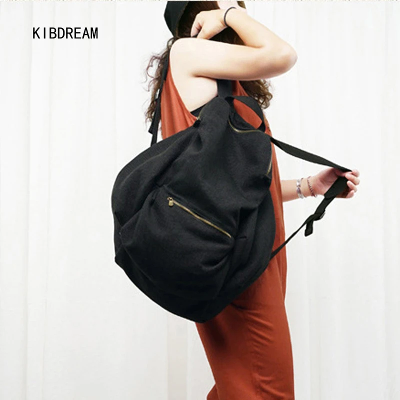 

KIBDREAM In The Autumn Of 2017 New Cotton Color Ultra Light All-Match Bulk Solid Art Leisure Travel Backpack Free Shipping
