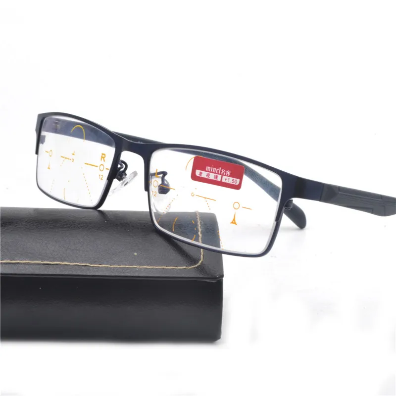

MINCL/Bifocal Reading Glasses Men Progressive Multifocal Lens Eyeglasses Unisex Progressive Reading Glasses goggles FML