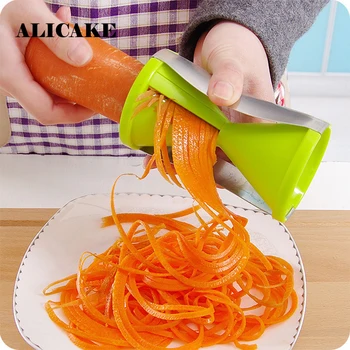 

Spiral Grater Cutter Shredder 7cm Caliber for Cutting Vegetables Creative Kitchen Tools Accessories Utensil Supplies Gadgets