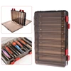 Fishing Box Bait Lure Hook Storage Double Side V Shaped Tackle 14 Compartments ► Photo 3/6