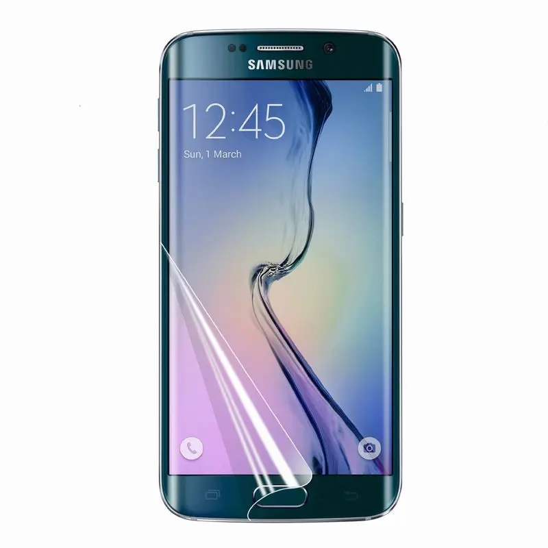 

2PCS For Protection Samsung S6 Edge S6Edge Screen Protector Full Screen Coverage High Definition HD Clear Shield Accessories