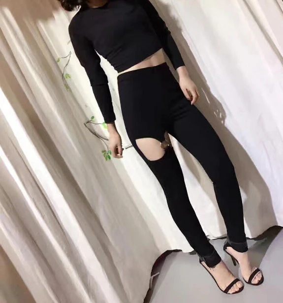 high waist jeans woman spring summer pencil pants carton