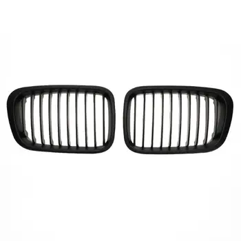 

2pcs Matte Black Front Kidney Grill Grilles Car Styling Racing Grills for BMW E46 98-01 318i 320i 325i 330i 1998-2001