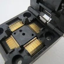 IC51-0804-808-14 LQFP80 burn-в гнездо золотым покрытием IC Тесты ing сиденье Тесты разъем Тесты bench