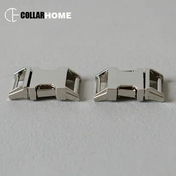 

50pcs Strong metal buckle quick locking and release snap hook 15mm for DIY dog pet collar paracord accessories belt buckle