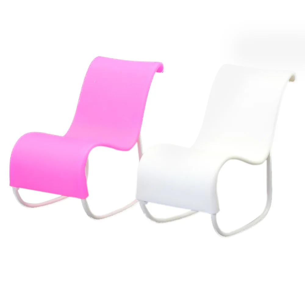2 Pcs Kawaii Funny Doll Beach Lounge Rocking Chair Room House Furniture Accessories Decoration for Barbie Dolls Toys Girls9Gifts 2 Pcs Kawaii Funny Doll Beach Lounge Rocking Chair Room House Furniture Accessories Decoration for Barbie Dolls Toys Girls9Gifts
