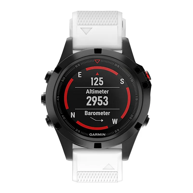 26 мм Quick Release Easy Fit силиконовый сменный ремешок для часов Garmin Fenix 5X/Fenix 5X Plus/Fenix 3 HR/Fenix 3/Tactix Bravo