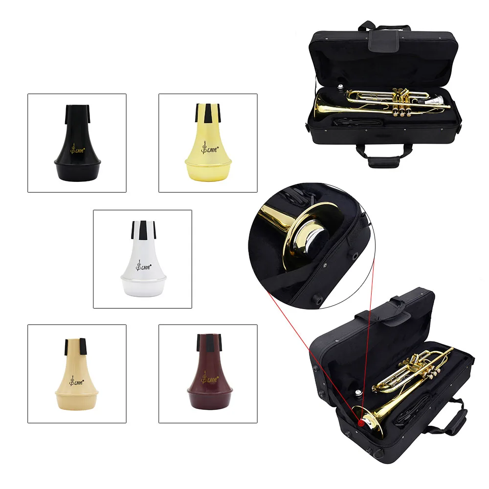 

1PC Plastic Light Weight Practice Trumpet Straight Mute Silencer For Instrument